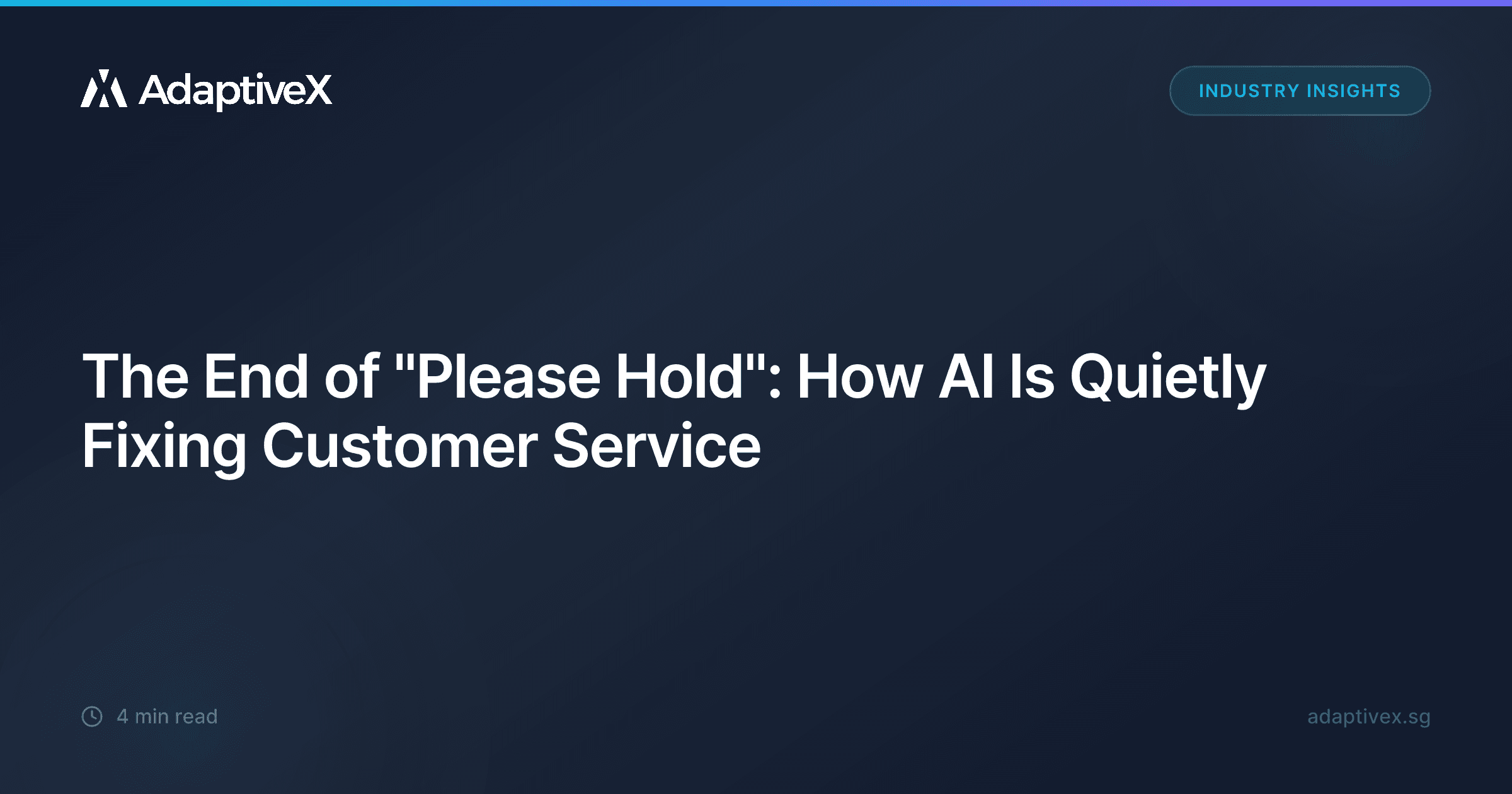 The End of "Please Hold": How AI Is Quietly Fixing Customer Service