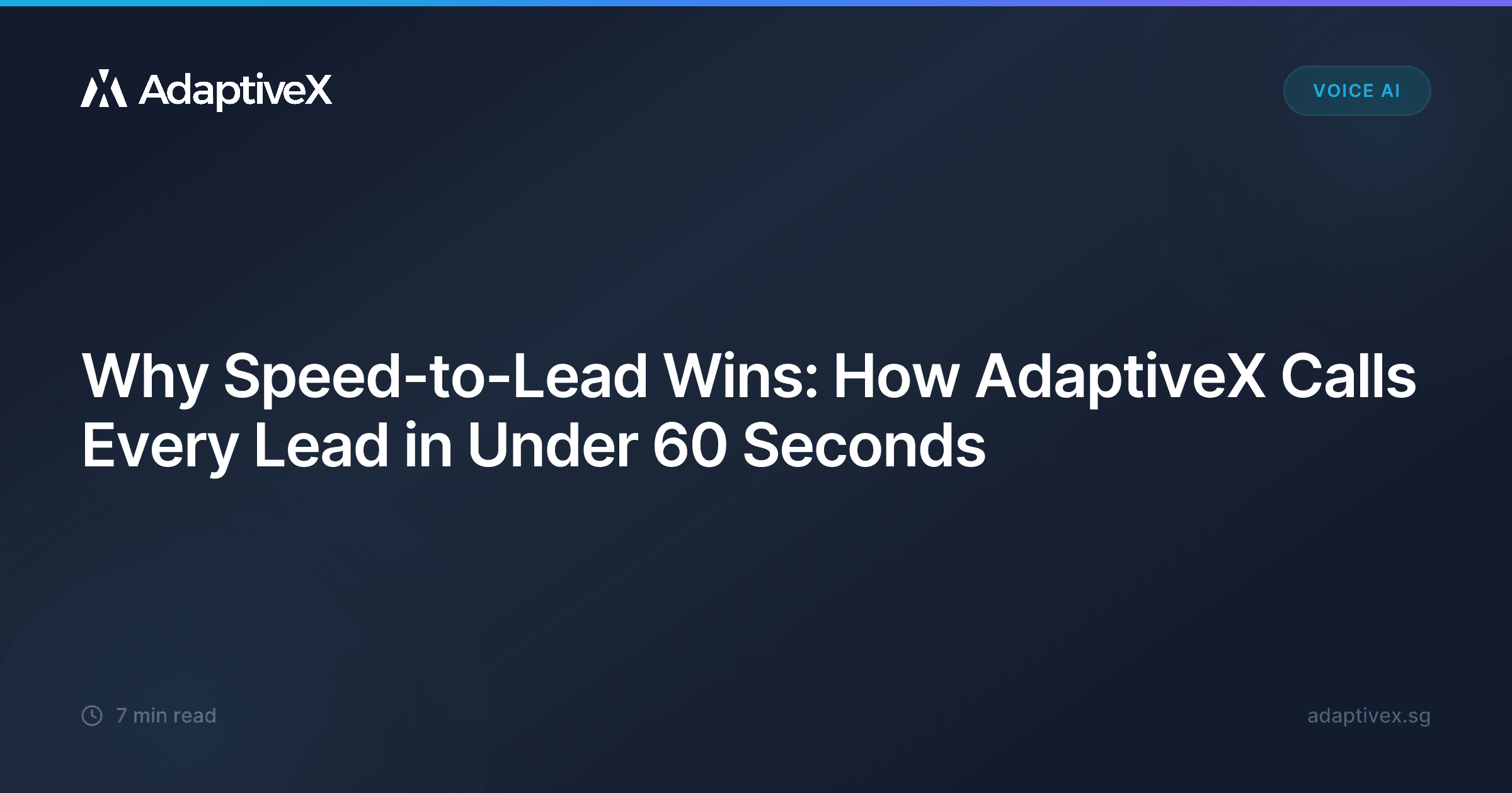 Why Speed-to-Lead Wins: How AdaptiveX Calls Every Lead in Under 60 Seconds