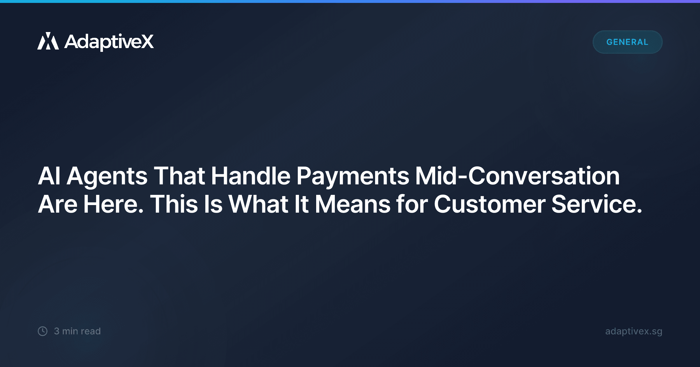AI Agents That Handle Payments Mid-Conversation Are Here. This Is What It Means for Customer Service.